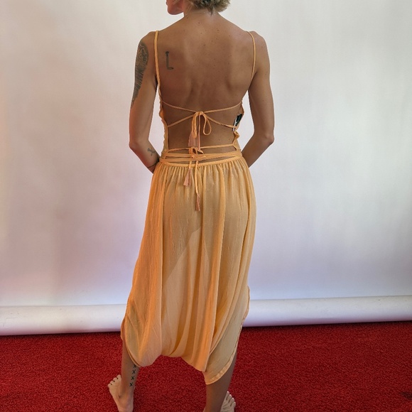 Jean Paul Gaultier vintage New Insane Long Wrap Dress Textured Fabric - Picture 14 of 14